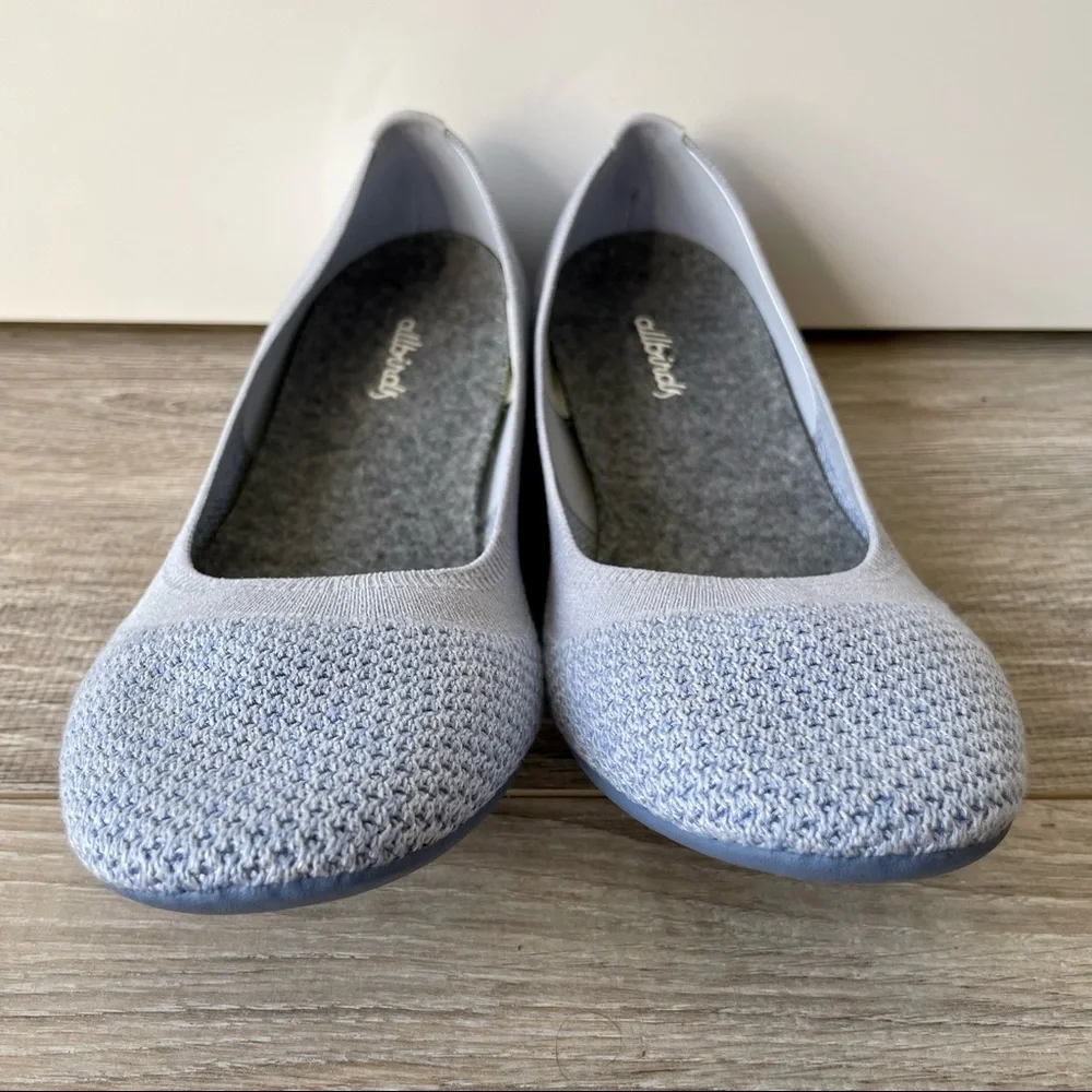 Allbirds Tree Breezers Ballet Flats Whitecap Blue Lightweight 7.5 NEW (no tags)